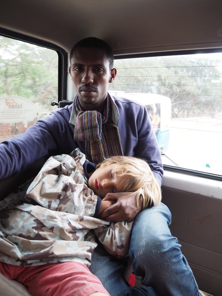 Gabriel &amp; his new buddy, Bek