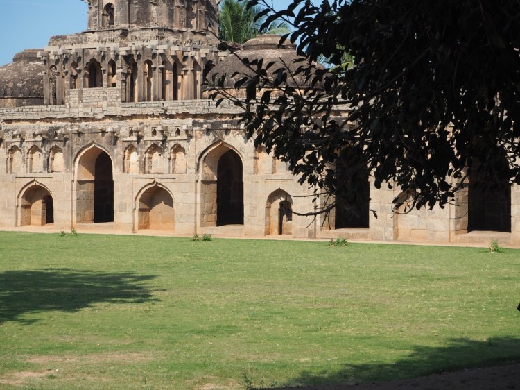 The elephant Stables at Hampi Temple
