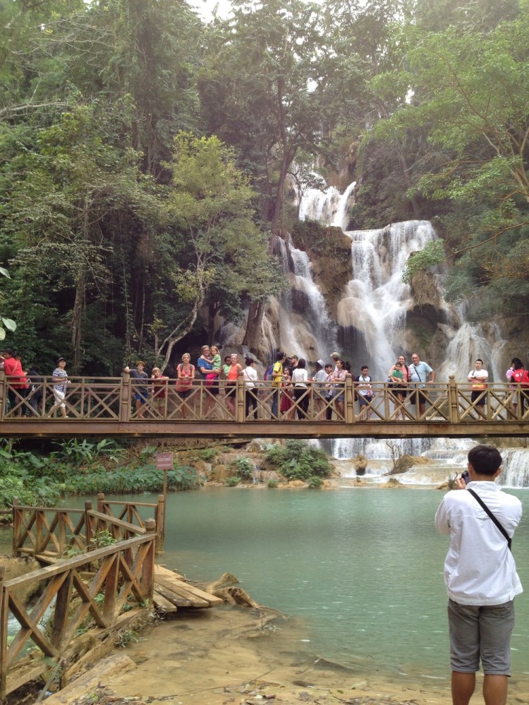 We head up to these Waterfalls with The Australians and take a dip in these turquoise opaque waters
