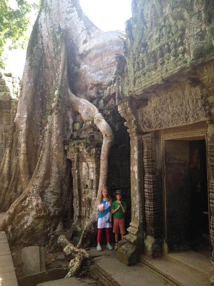 The constricting power of trees at Ta Prom - but where's Angelina? 