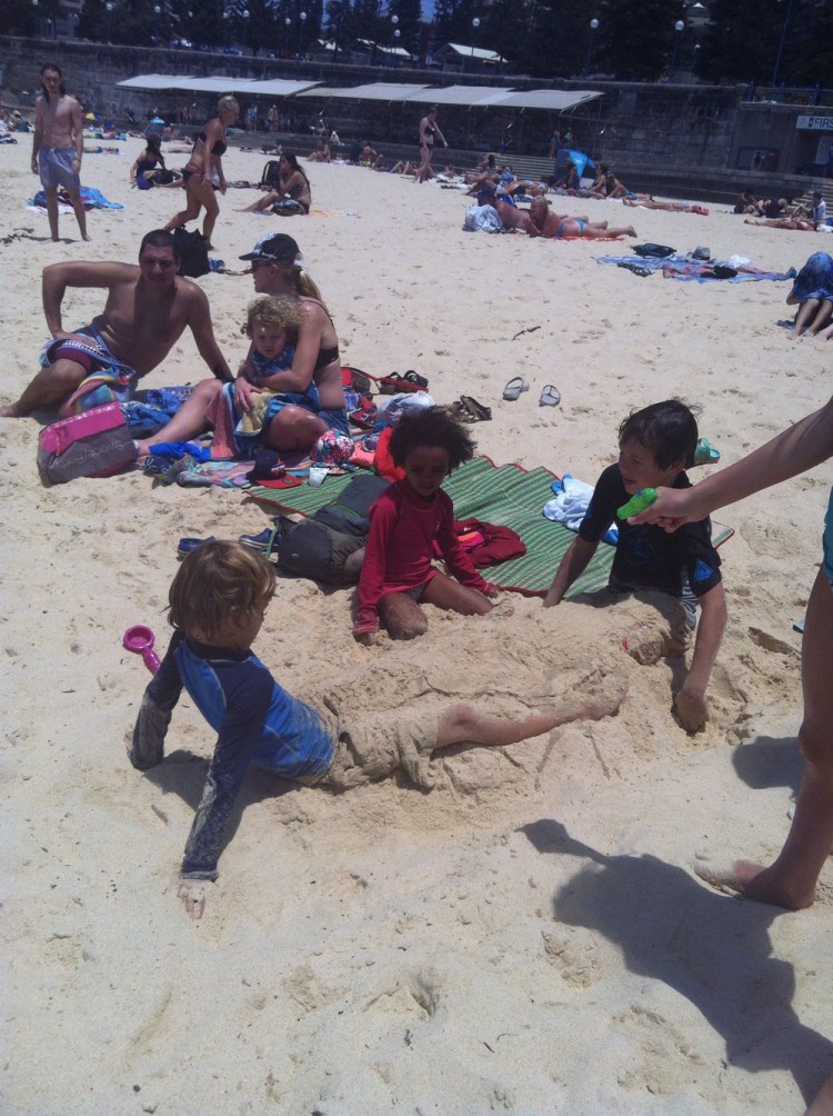 Sydney beach &nbsp;with our St Margaret's friends The Axioms