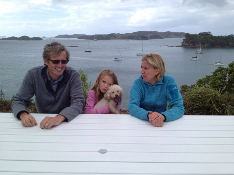 Bay of Islands - I am looking particularly grumpy.