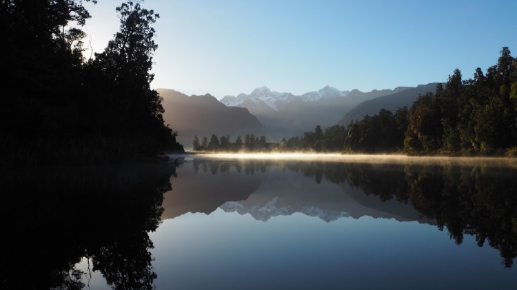 Lake Mathieson, 7.15am
