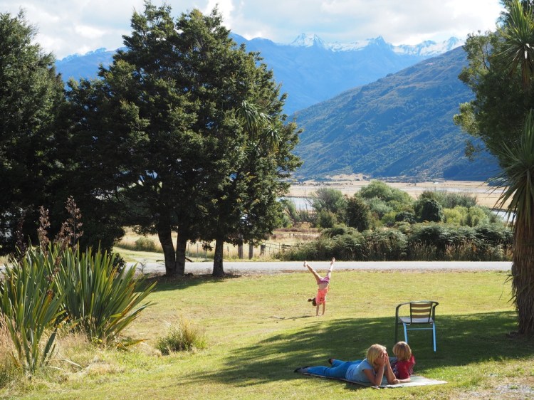 The view from our &nbsp;garden -Moeraki