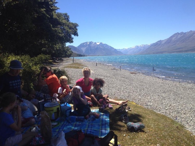 Picnic at Ohau Lake