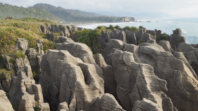 Pancake rocks At Punakaki