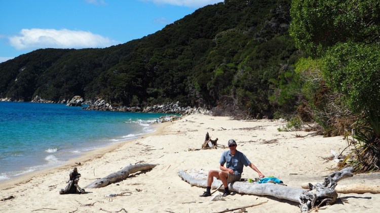 Cooking up lunch on the beach
