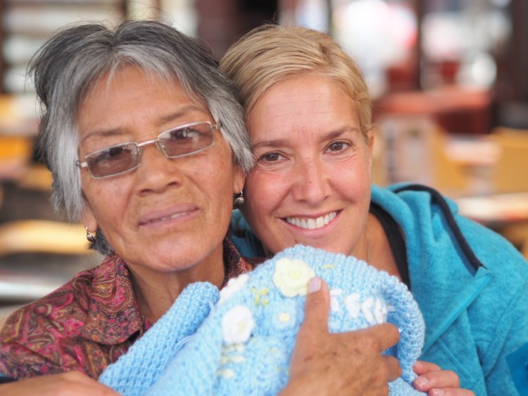 Adela and me or Chulita as she calls me