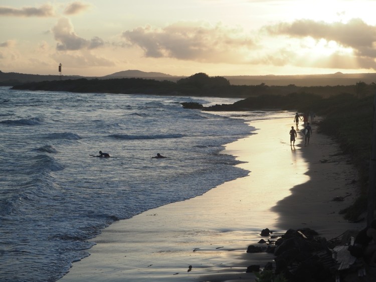 Body boarding continues until the light goes&nbsp;- we just can't seem to drag ourselves out of the ocean