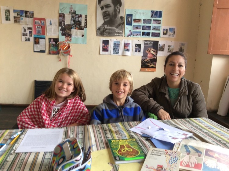 In Cuenca when we went to Spanish &nbsp;school we made loads of crafty things with our teacher Juanna