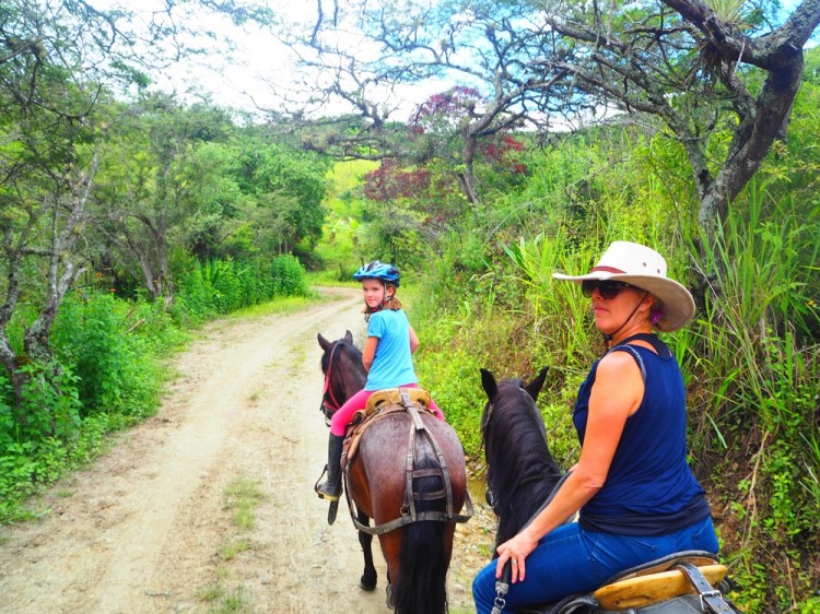 We're really getting into horse riding on this trip - could be expensive when we get home!