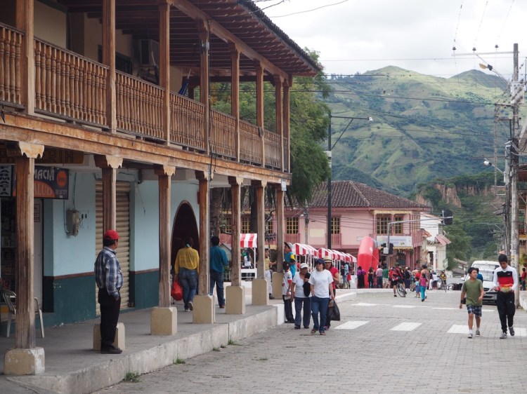 Approaching the plaza in Vilcabamba