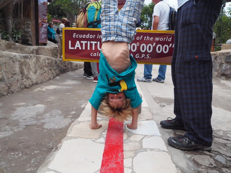 Put your right hand in (the south), your left hand in (the North)... 