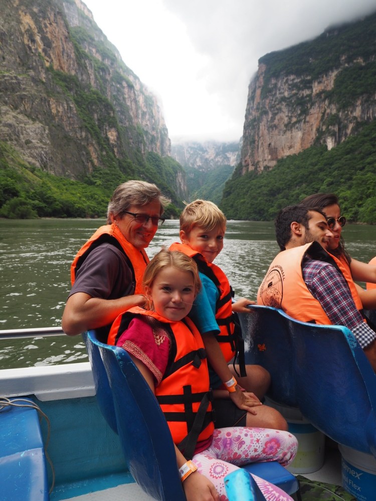 A day trip to the Sumidero Canyon. Things have changed here, we all have to wear life jackets.&nbsp;