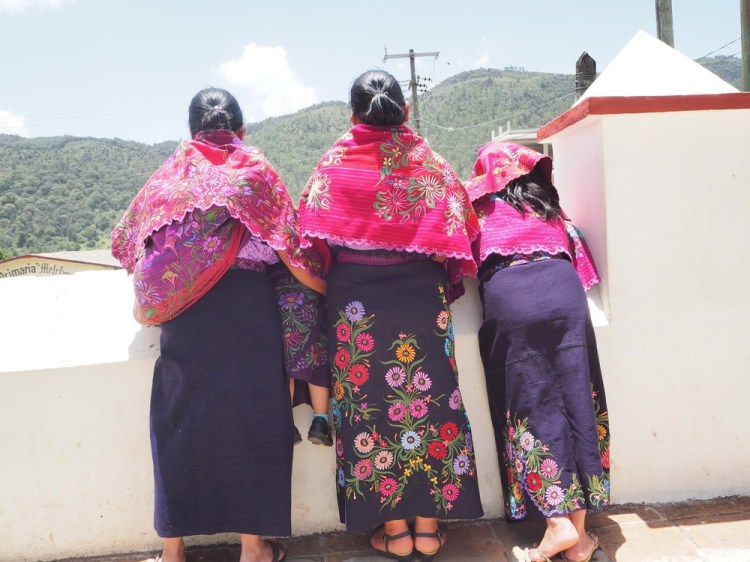 In the village of Zinacantan, the whole village wears purple.
