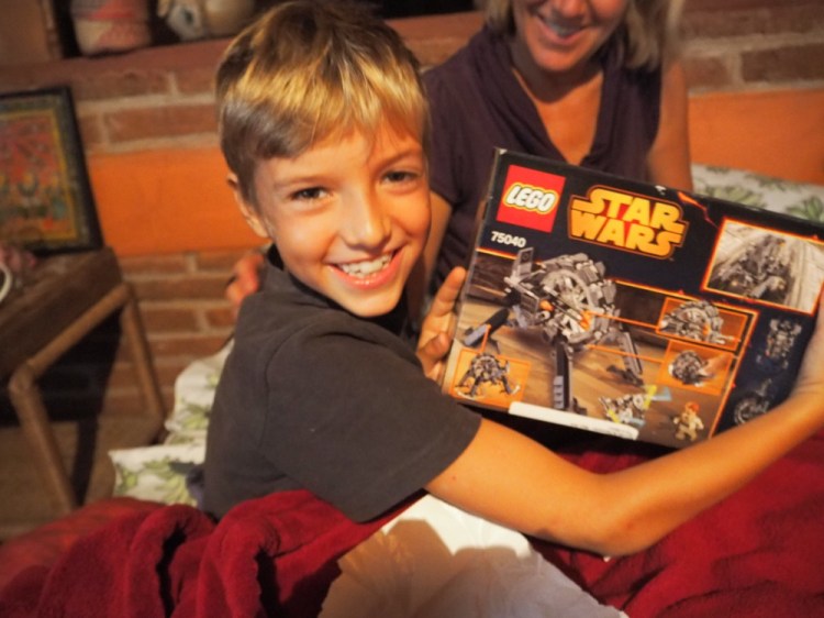 One happy little boy  