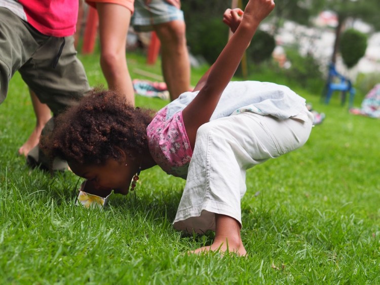 Millie does really well in the cereal box game! 