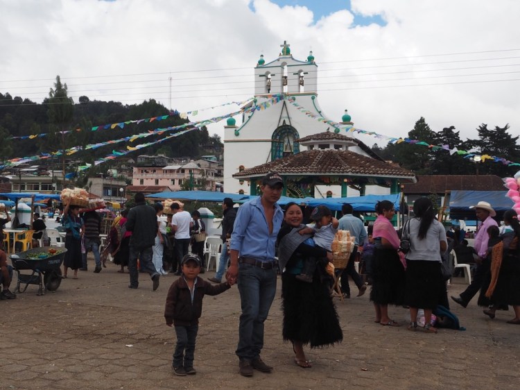 The lovely church at Chamula