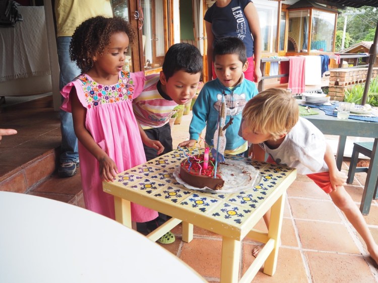 The candle won't blow out so help me everybody! &nbsp;