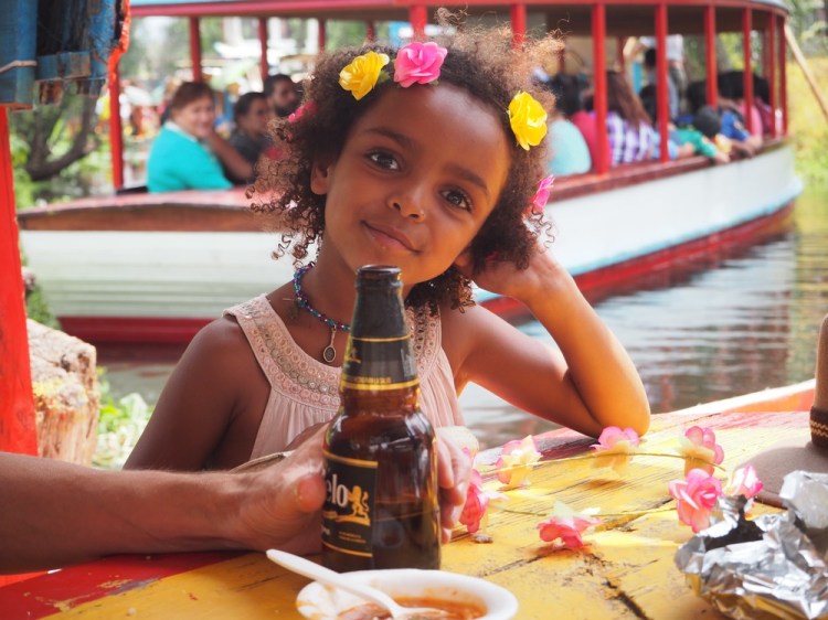Millie at Xochimilco